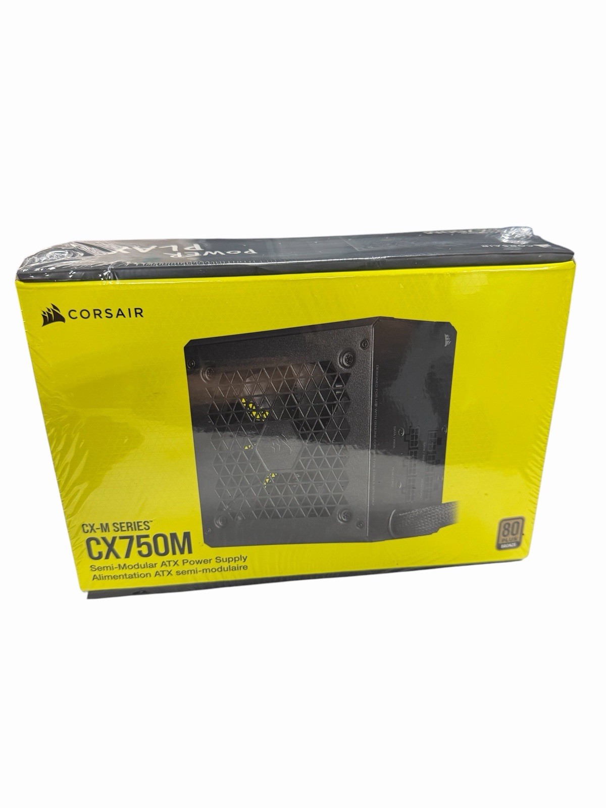CORSAIR CX750M 750W Semi-Modular ATX Power Supply, 80 Plus Bronze NEW