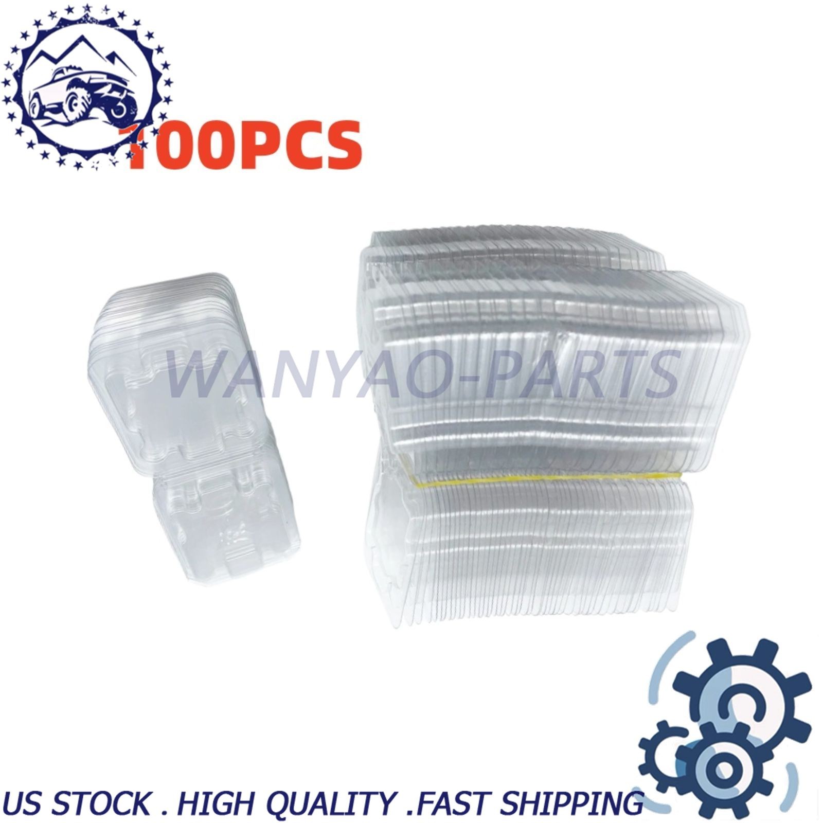 NEW 100 PCS New Clamshell Tray Case For Intel 478 775 1150 1155 1156 CPU US NEW 100 PCS New Clamshell Tray Case For Intel 478 775 1150 1155 1156 CPU US