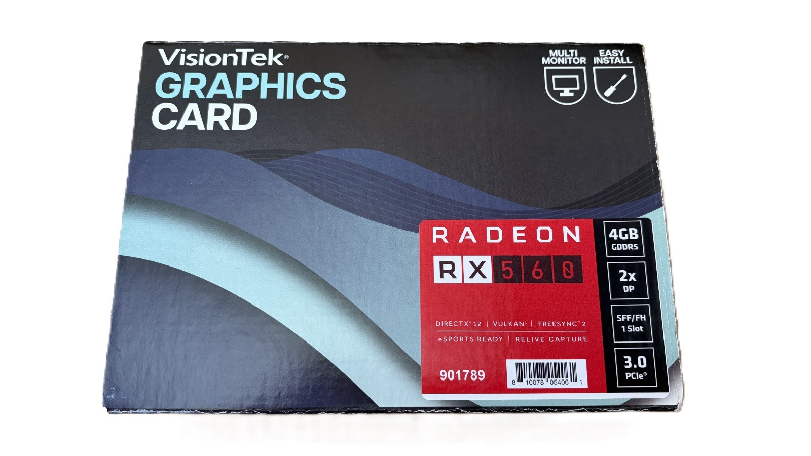 VisionTek AMD Radeon RX 560 4GB GDDR5 2xHDMI PCI Ex3.0 x8 Graphics Card 901789 VisionTek AMD Radeon RX 560 4GB GDDR5 2xHDMI PCI Ex3.0 x8 Graphics Card 901789