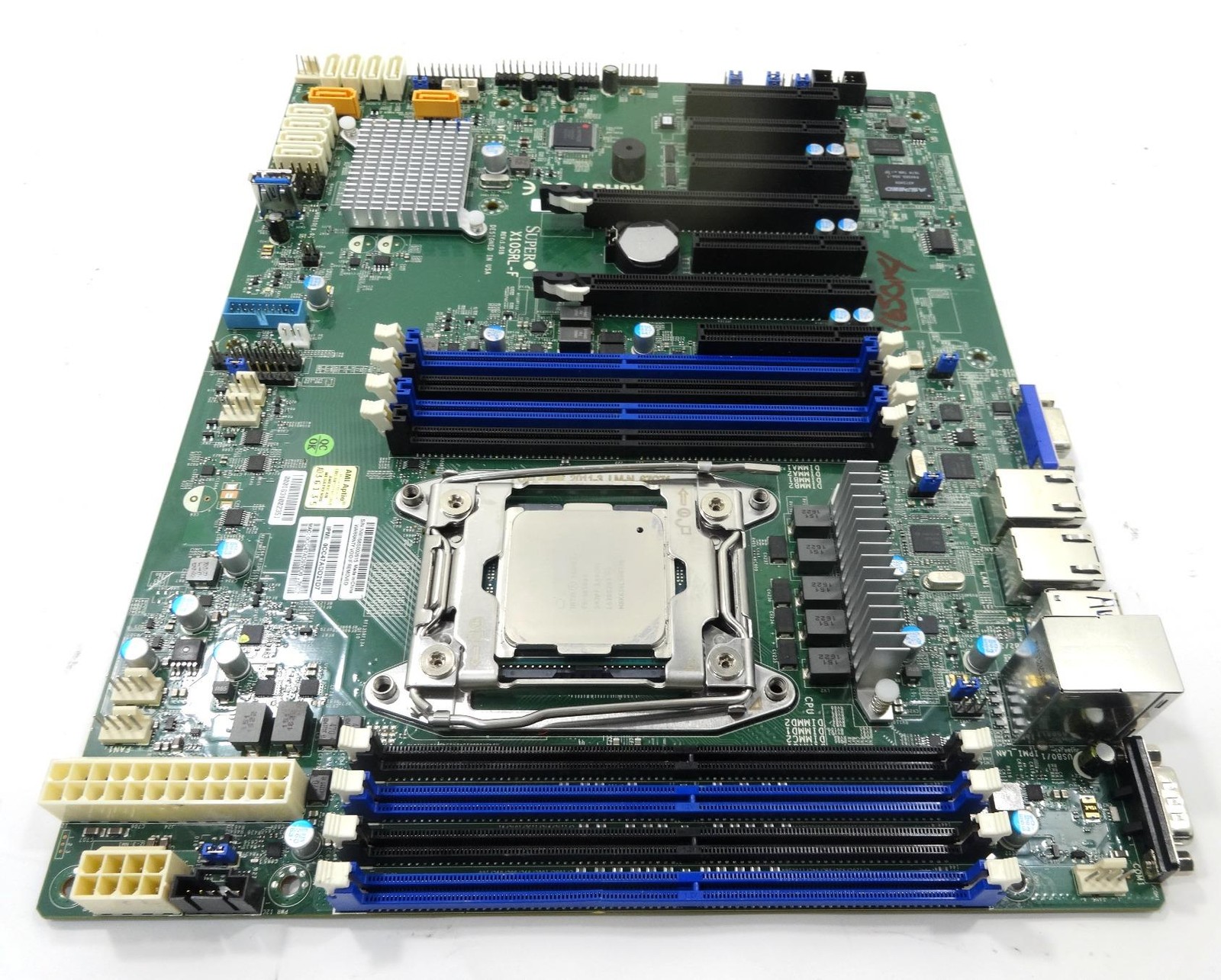 Supermicro X10SRL-F Socket LGA2011 Server Motherboard XEON E5-1650V4 3.60GHz Supermicro X10SRL-F Socket LGA2011 Server Motherboard XEON E5-1650V4 3.60GHz