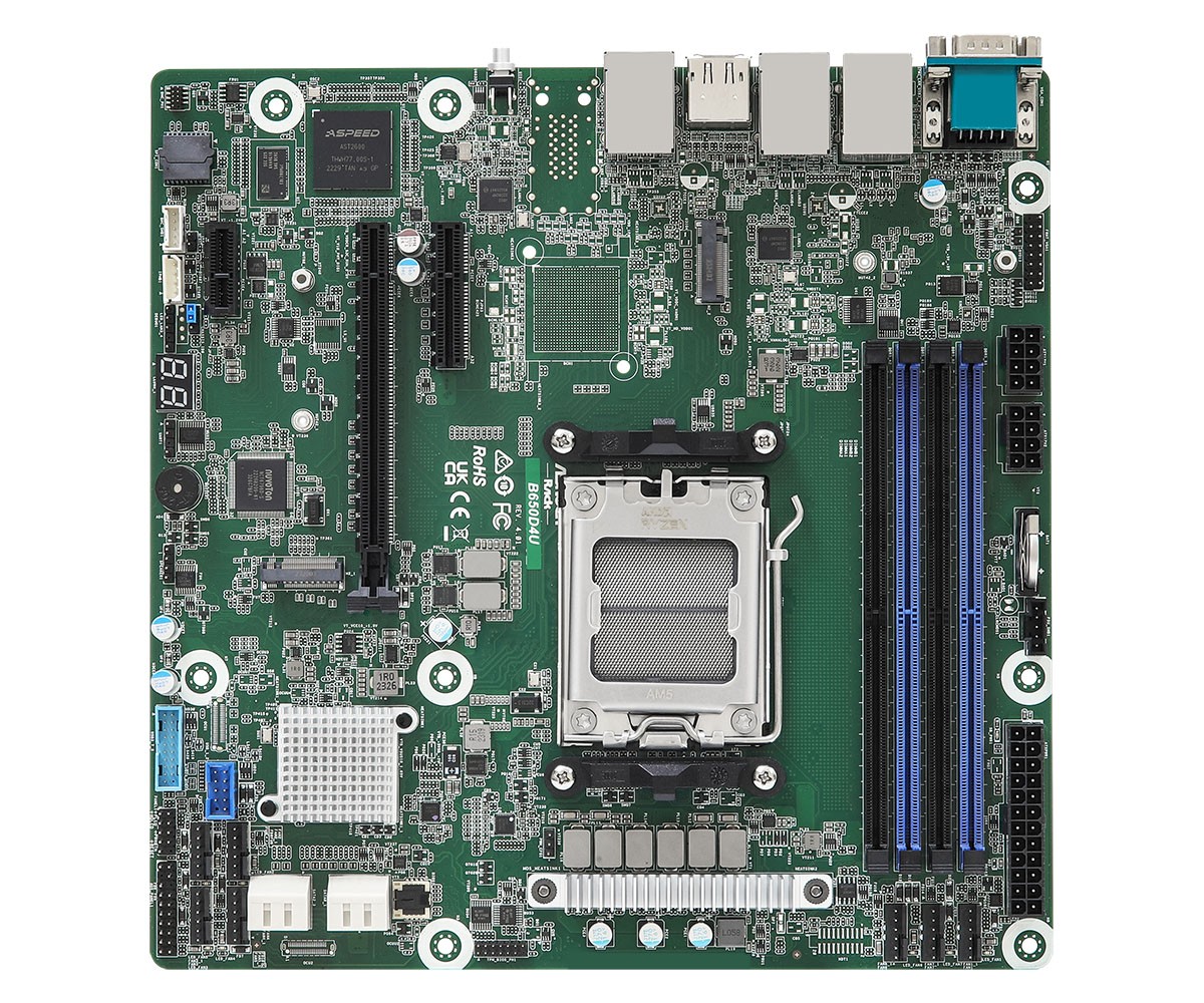 ASRock Rack B650D4U Socket AM5 AMD B650E DDR5 PCIe5.0 micro ATX Motherboard