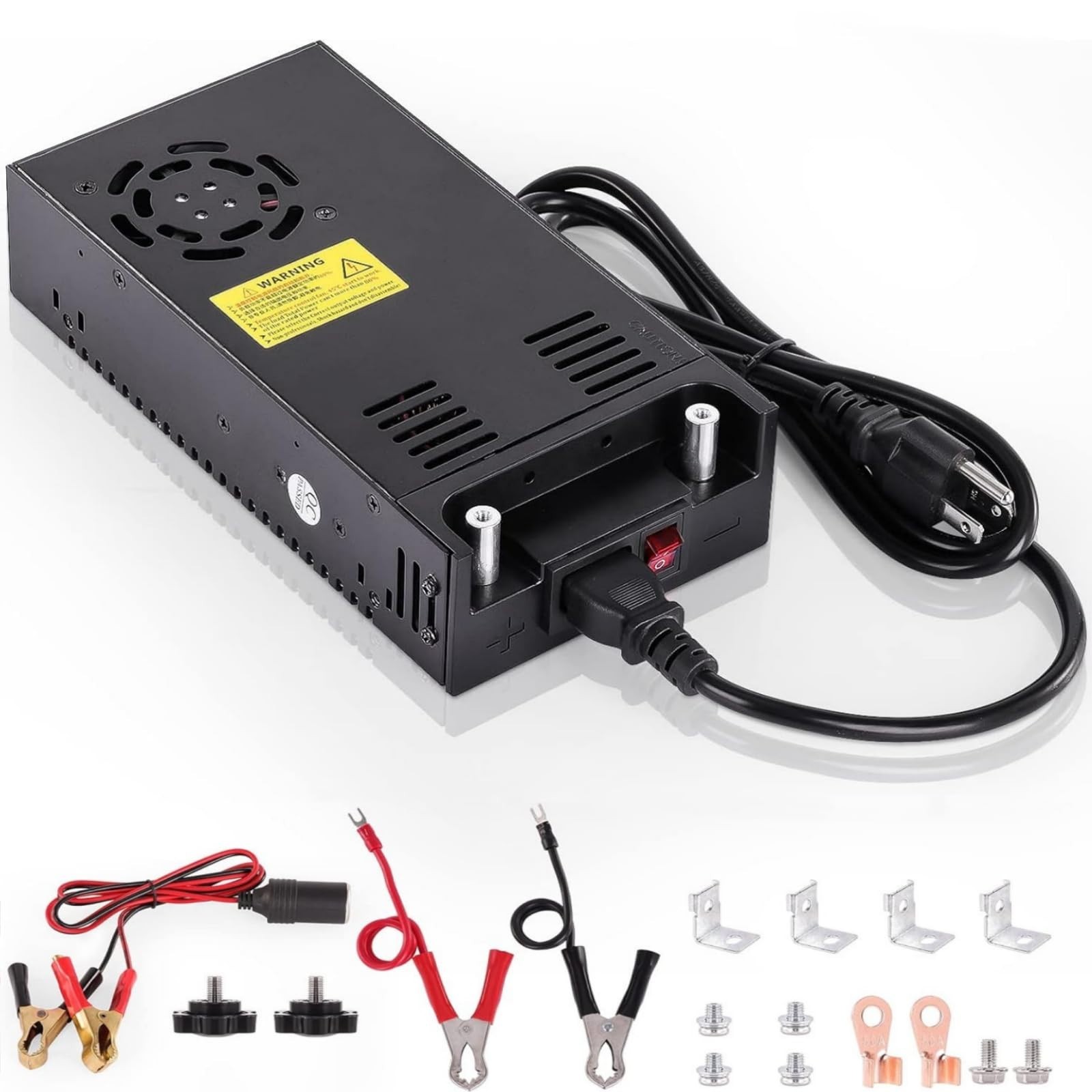 12V Power Supply 360W 30A AC to DC Converter, Universal Adapter for Electronics
