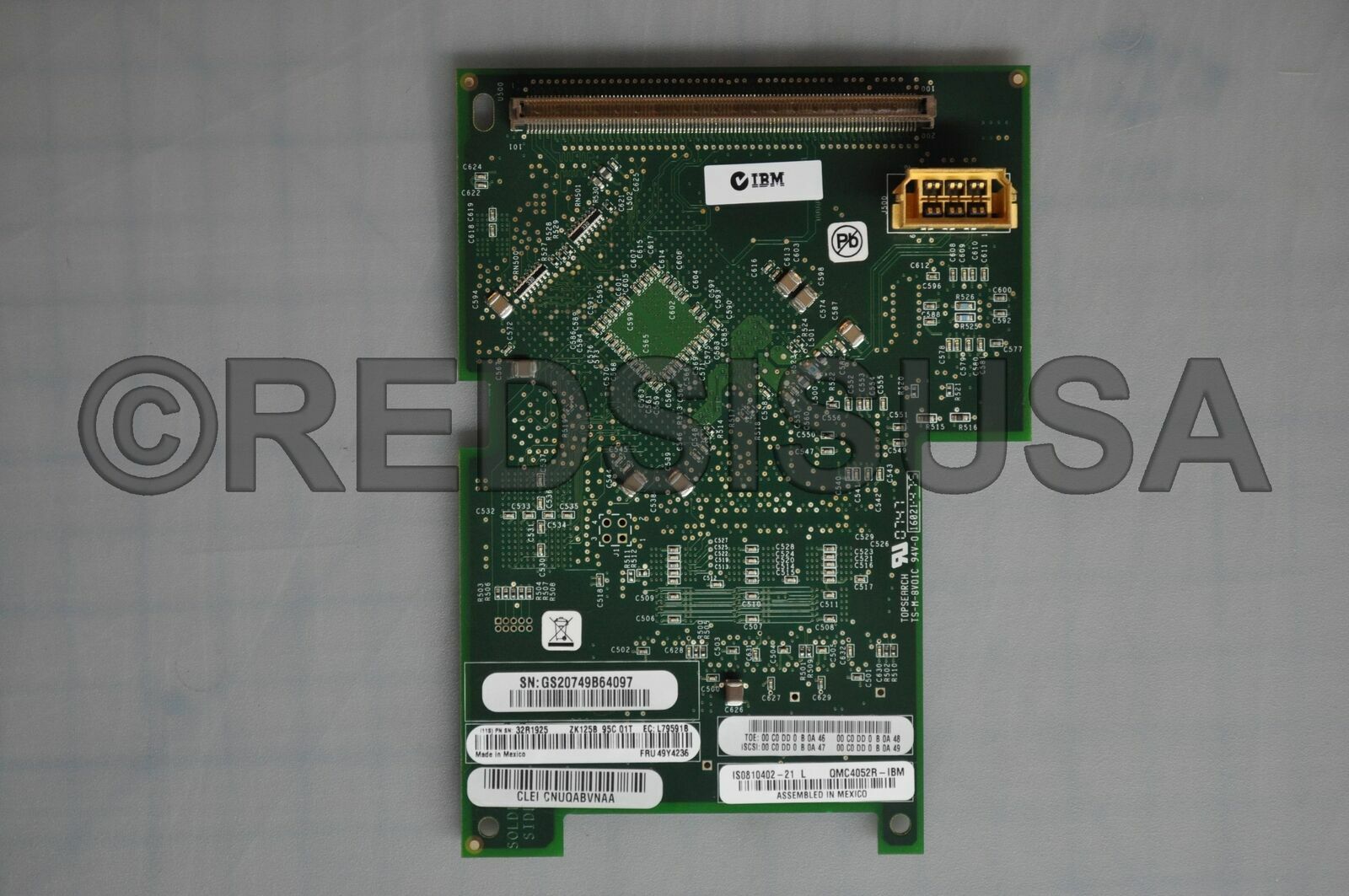 IBM QLogic iSCSI Expansion Card QMC4052R-IBM 49Y4236 IBM QLogic iSCSI Expansion Card QMC4052R-IBM 49Y4236