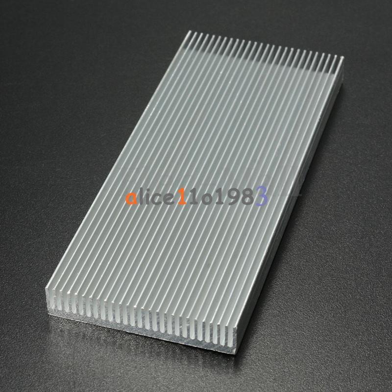 New 100x41x8mm Aluminum Heat Sink for Computer LED Power IC Transistor
