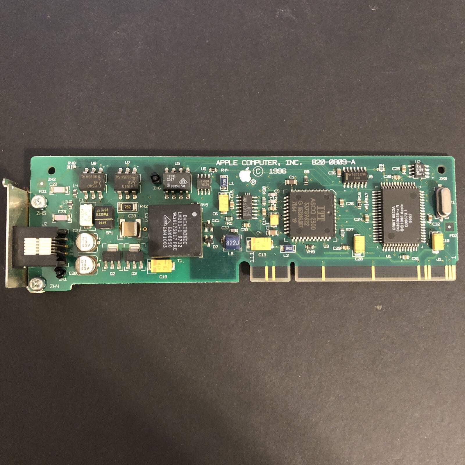 Apple 820-0809-A Global Village TelePort Platinum Internal Modem Card Apple 820-0809-A Global Village TelePort Platinum Internal Modem Card