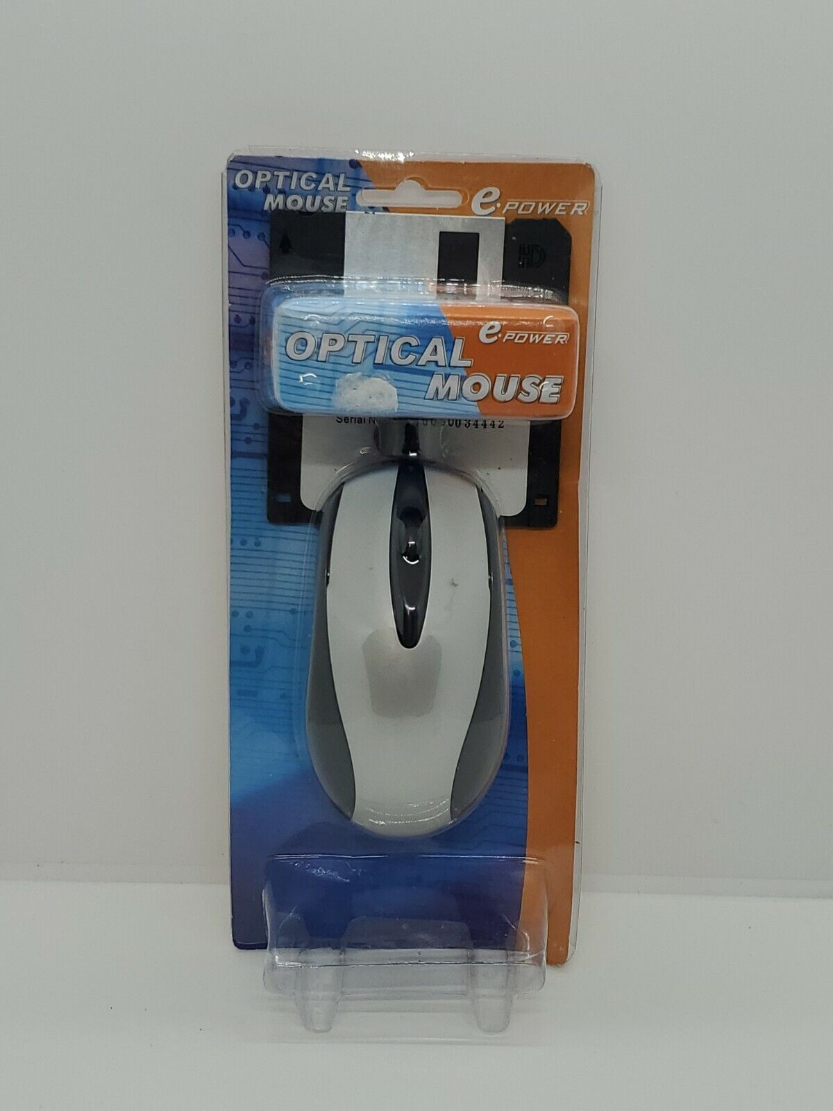 NIB Vintage epower 3d Scrolling USB ps/2 Optical Mouse With Diskette 400dpi NEW