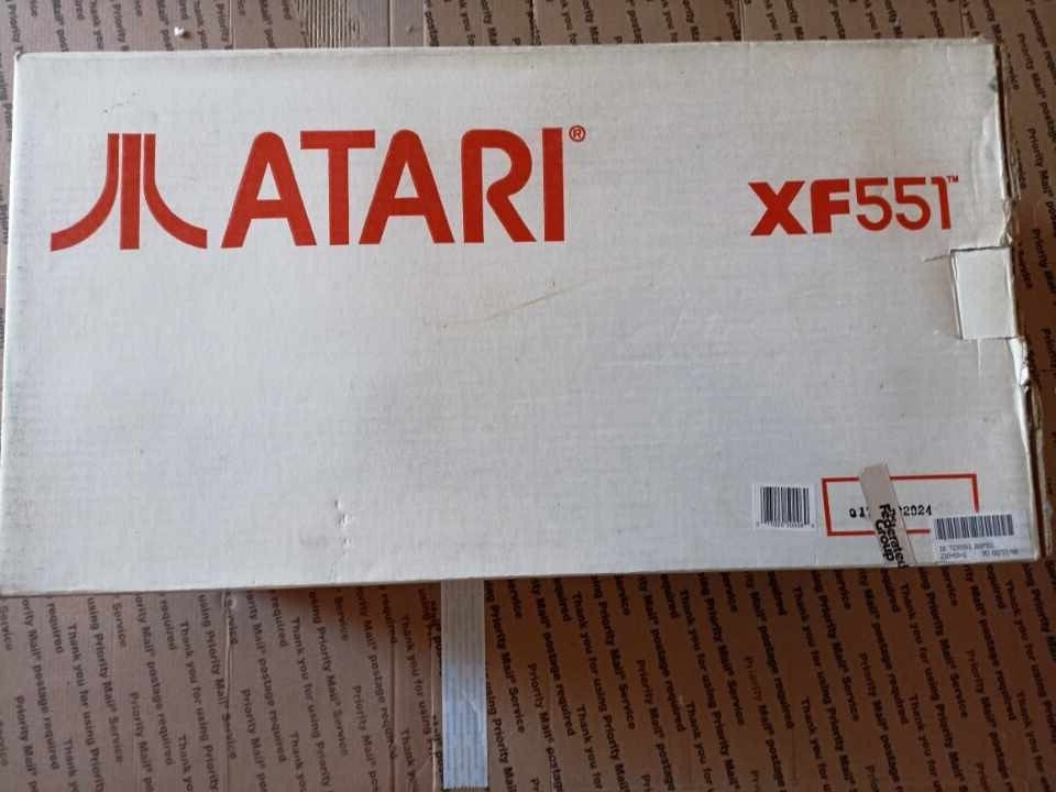 Atari XF551 Disk Drive, XE,  SIO Cable for 400/800/XL/XE Cib