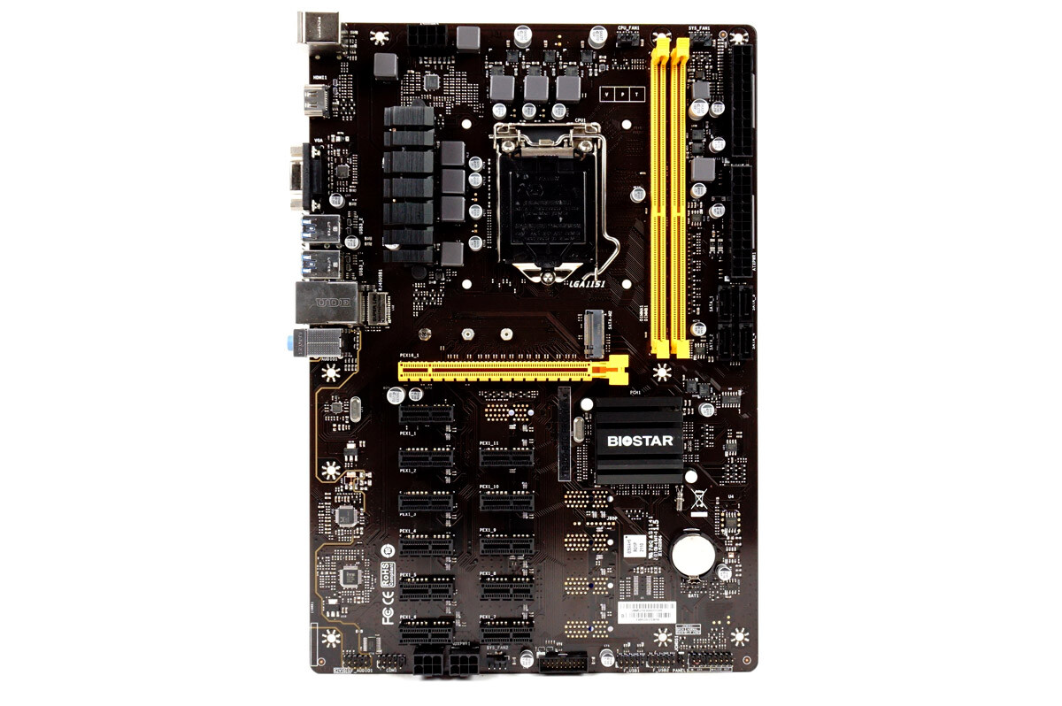 BIOSTAR TB360-BTC Pro 2.0 LGA1151 12 GPU Mining Motherboard | Fast Ship, US S... BIOSTAR TB360-BTC Pro 2.0 LGA1151 12 GPU Mining Motherboard | Fast Ship, US S...