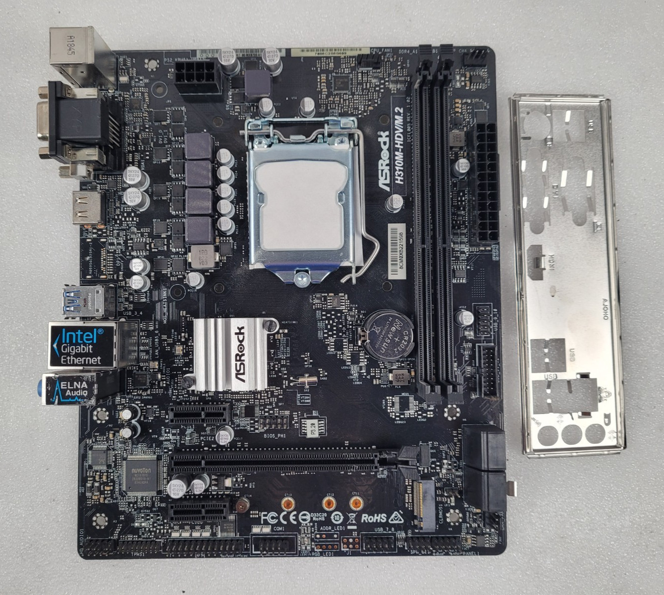 Asrock H310M-HDV/M.2 mATX LGA1151 DDR4 M.2 VGA Motherboard Asrock H310M-HDV/M.2 mATX LGA1151 DDR4 M.2 VGA Motherboard