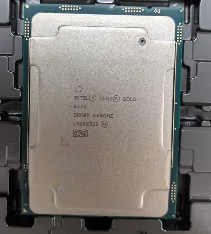 Intel Xeon Gold 6240 2.6GHz SRF8X 18‑Core FCLGA3647 Cascade Lake Server CPU