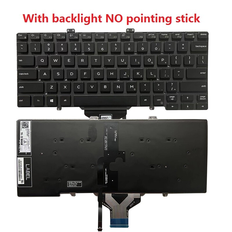 NEW US Laptop Keyboard for Dell Latitude 7400 0RN86F RN86F With Backlit NEW US Laptop Keyboard for Dell Latitude 7400 0RN86F RN86F With Backlit