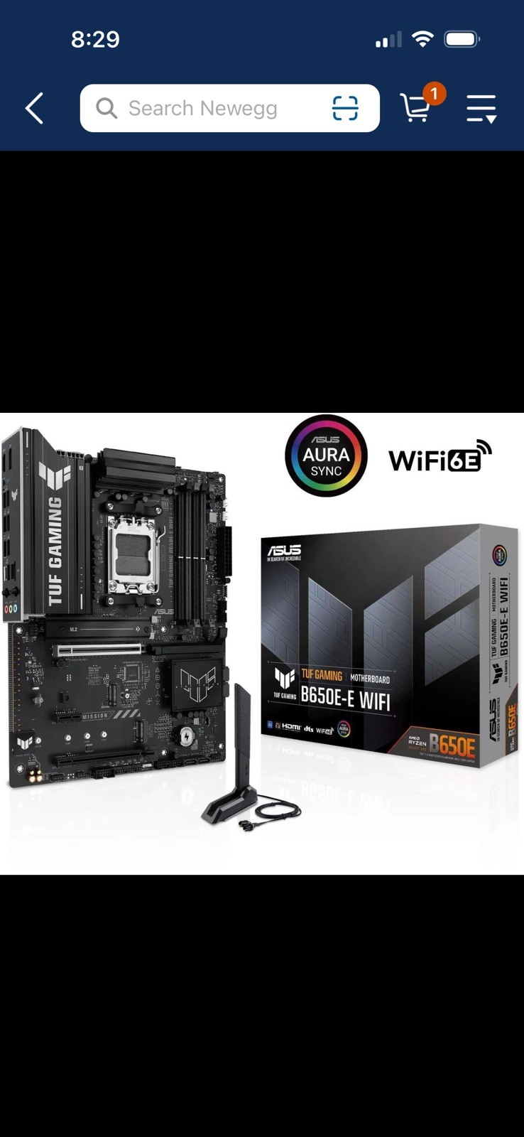 ASUS B650e AMD DDR5 Motherboard ASUS B650e AMD DDR5 Motherboard