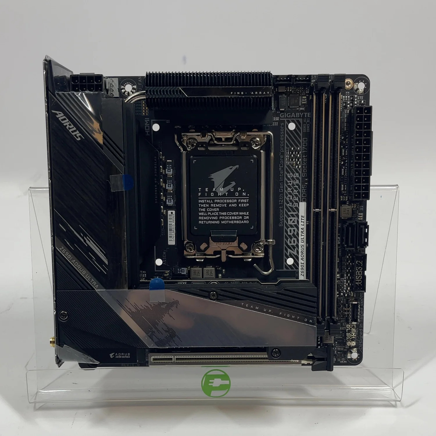 Gigabyte Z690i Aorus Ultra Lite LGA 1700 Mini-ITX Intel DDR5 Motherboard Gigabyte Z690i Aorus Ultra Lite LGA 1700 Mini-ITX Intel DDR5 Motherboard