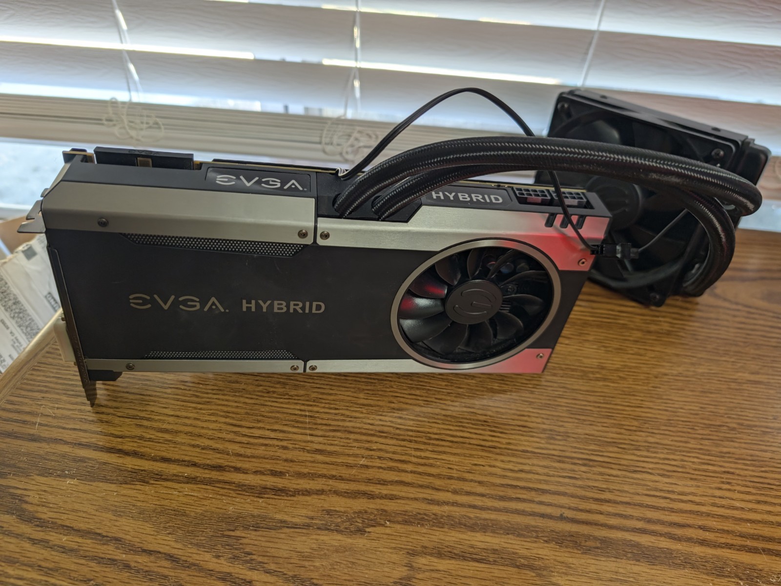 EVGA GeForce GTX 1080 HYBRID Graphics Card with Water Cooler EVGA GeForce GTX 1080 HYBRID Graphics Card with Water Cooler