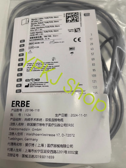 1PCS NEW Erbe 20196-118 connection cable Fast delivery Via Fedex/DHL