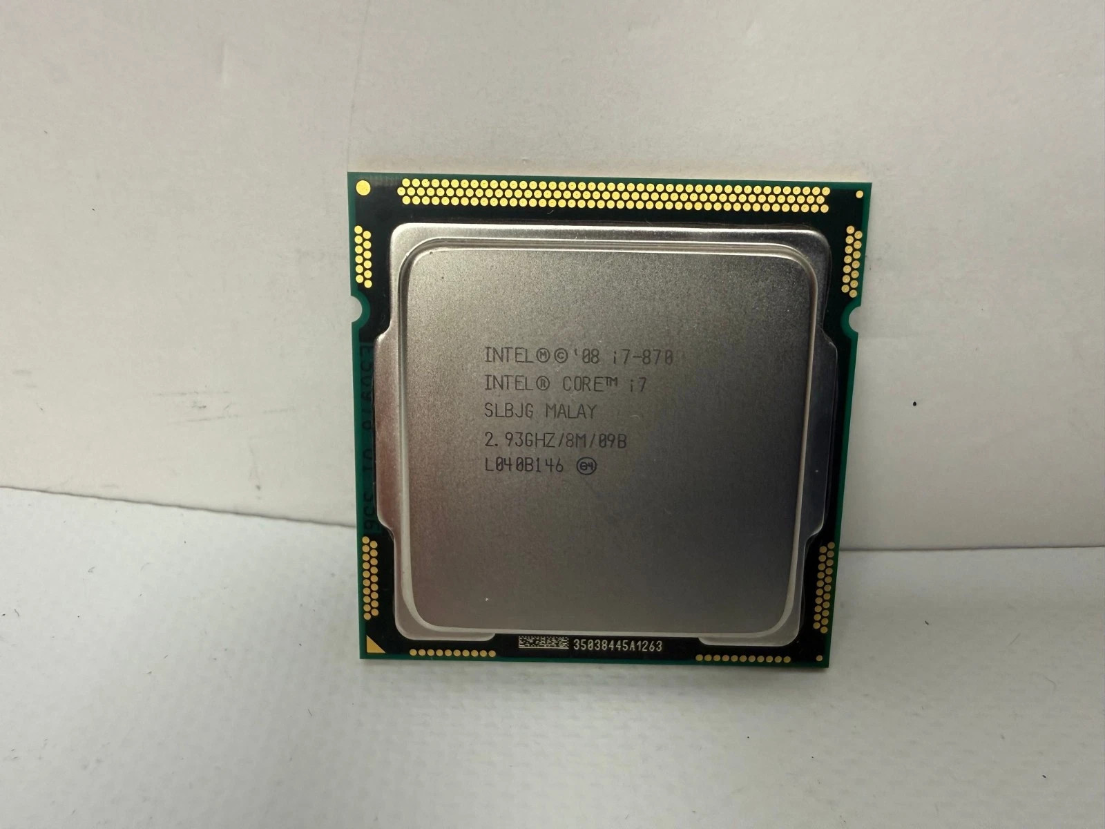 INTEL CORE I7-870 SLBJG 2.93GHZ LGA1156 4 CORE CPU PROCESSOR INTEL CORE I7-870 SLBJG 2.93GHZ LGA1156 4 CORE CPU PROCESSOR