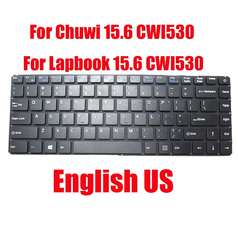 Laptop Keyboard For Chuwi 15.6 CWI530 Lapbook 15.6 CWI530 English US Black New