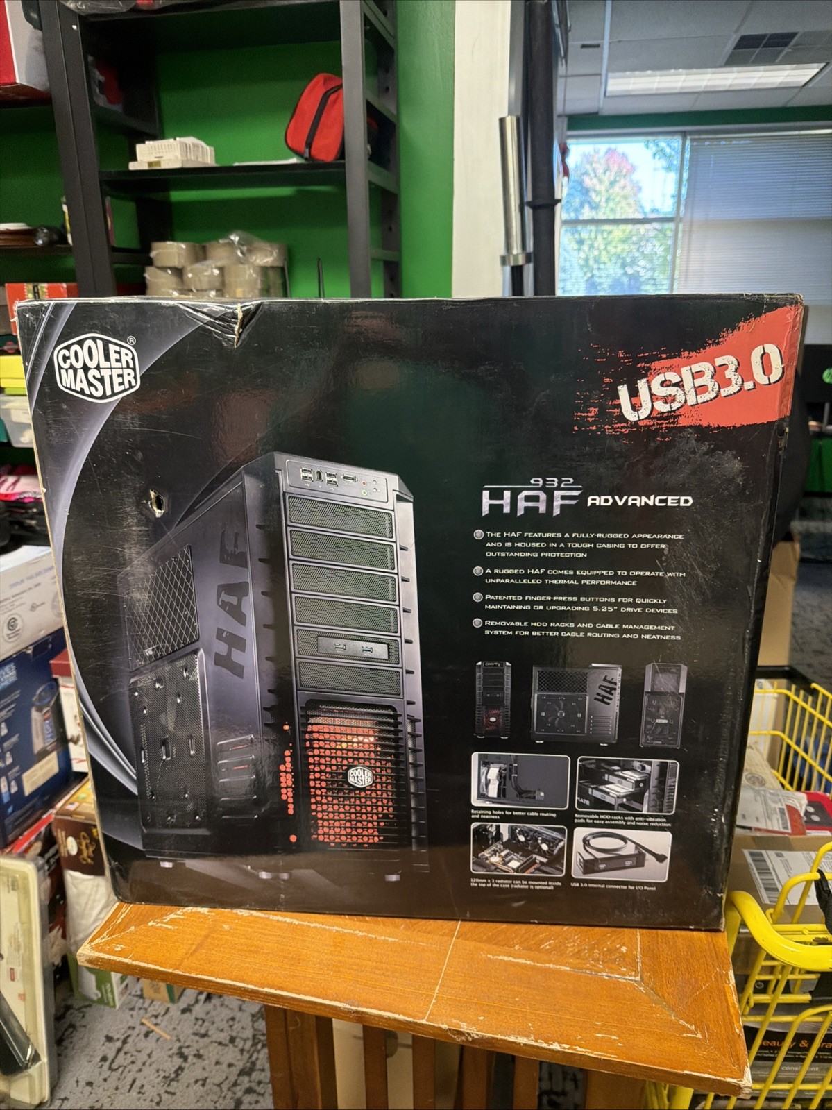 NEW COOLER MASTER HAF 932 ADVANCED FULL TOWER GAMING PC CASE USB 3.0 NIB