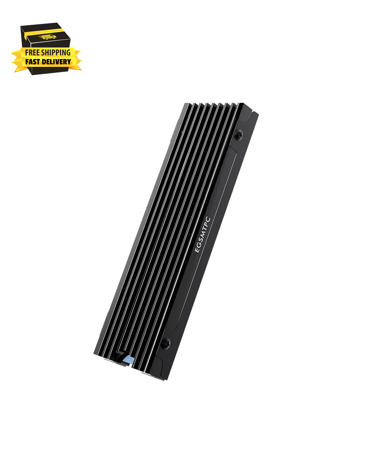 Nvme M.2 SSD Heatsink, Aluminum Heat Sink | Double-Sided Cooling with Thermal Pa
