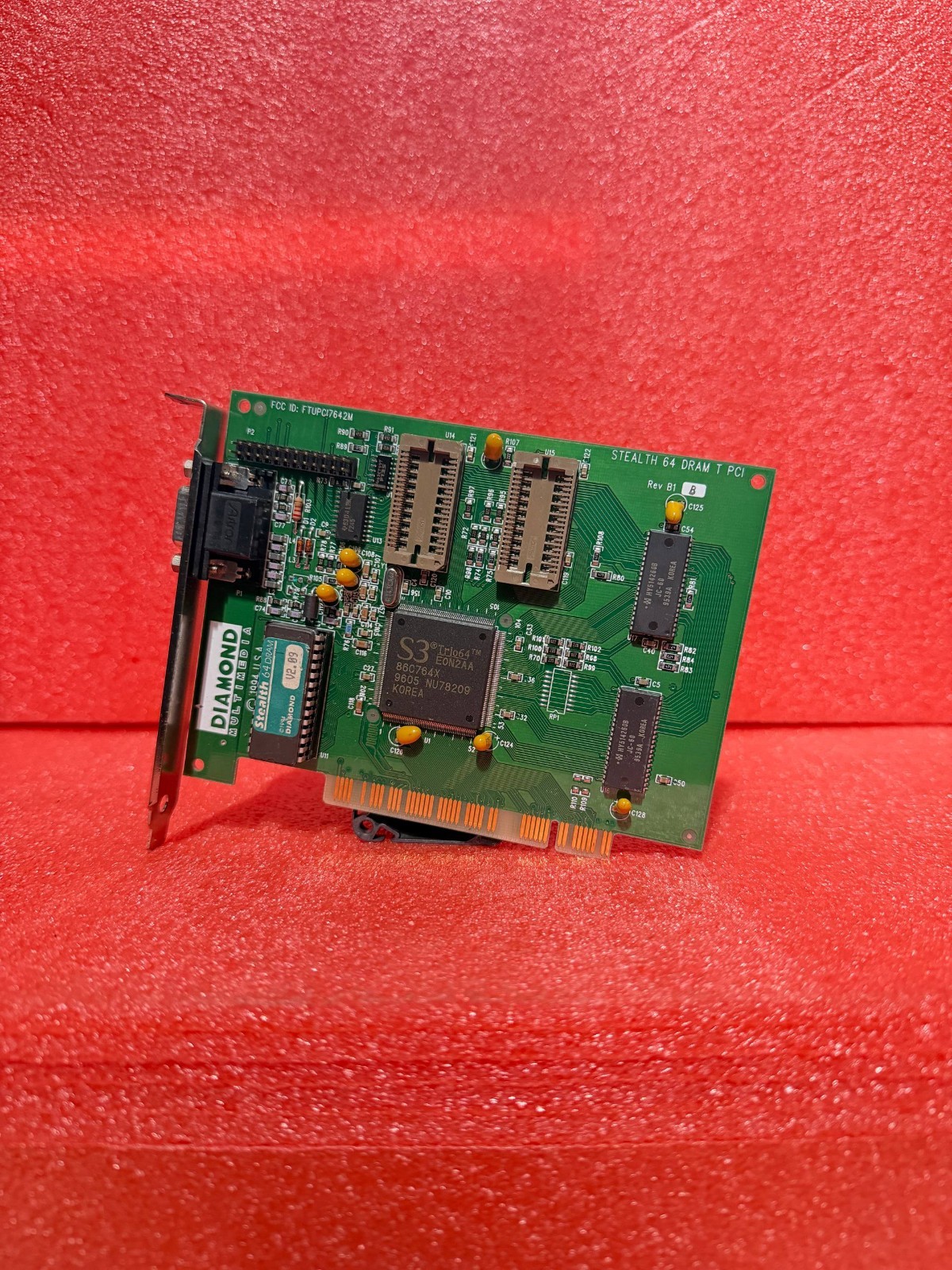Diamond Multimedia Stealth 64 DRAM T PCI Video Card S3 Trio64 Diamond Multimedia Stealth 64 DRAM T PCI Video Card S3 Trio64