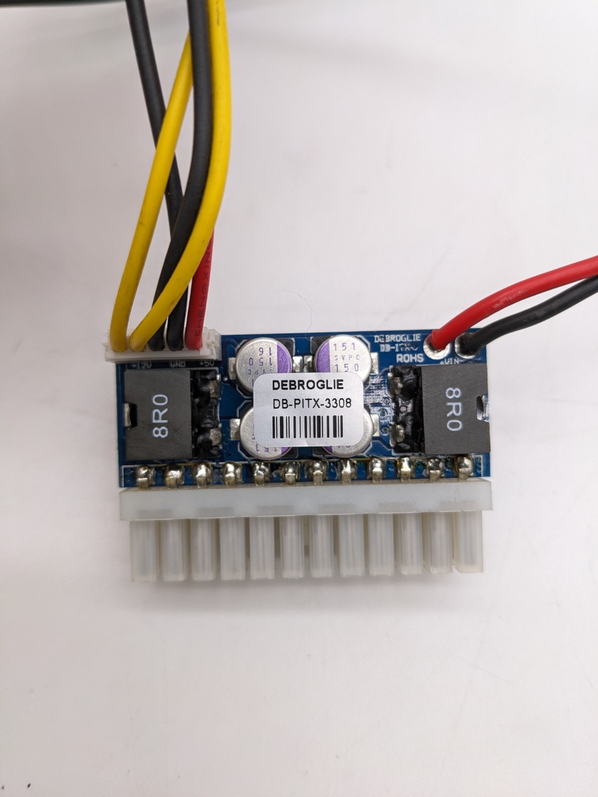 DEBROGLIE DB-PITX Pico PSU DC-DC Power Supply 24 Pin ATX 8 Pin 4 Pin SATA DEBROGLIE DB-PITX Pico PSU DC-DC Power Supply 24 Pin ATX 8 Pin 4 Pin SATA