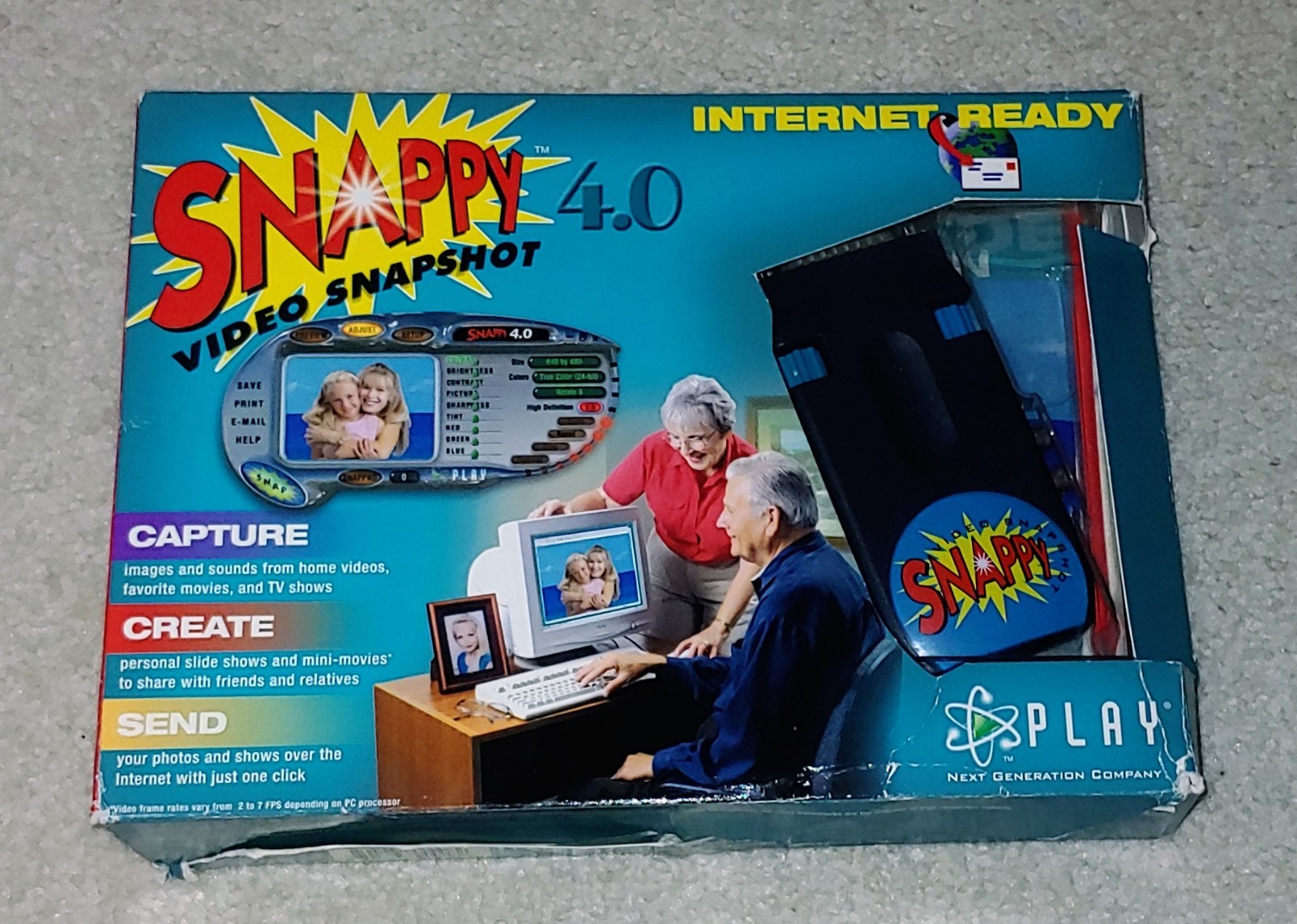 (Untested) Vintage Snappy Video Snapshot 4.0 Complete