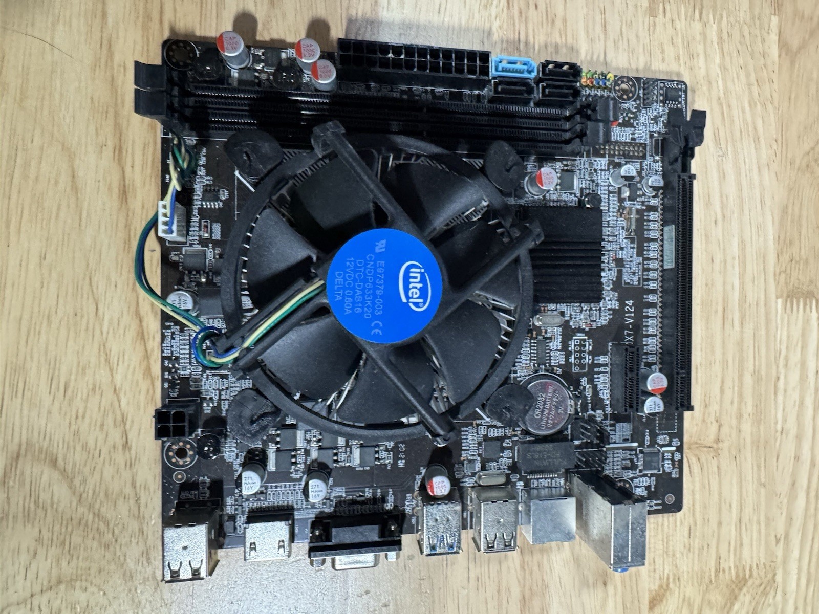 Intel LGA 115x Micro ATX DDR3 Motherboard With CPU And Cooling Fan
