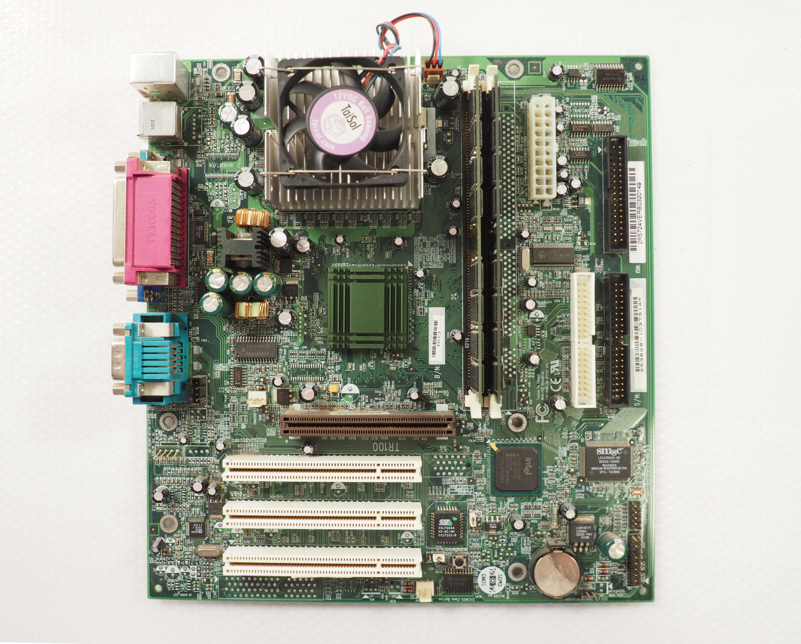 COMPAQ TR100 P/N: 21490 Motherboard w/ INTEL Celeron SL5VR 2 x 256mb RAM COMPAQ TR100 P/N: 21490 Motherboard w/ INTEL Celeron SL5VR 2 x 256mb RAM