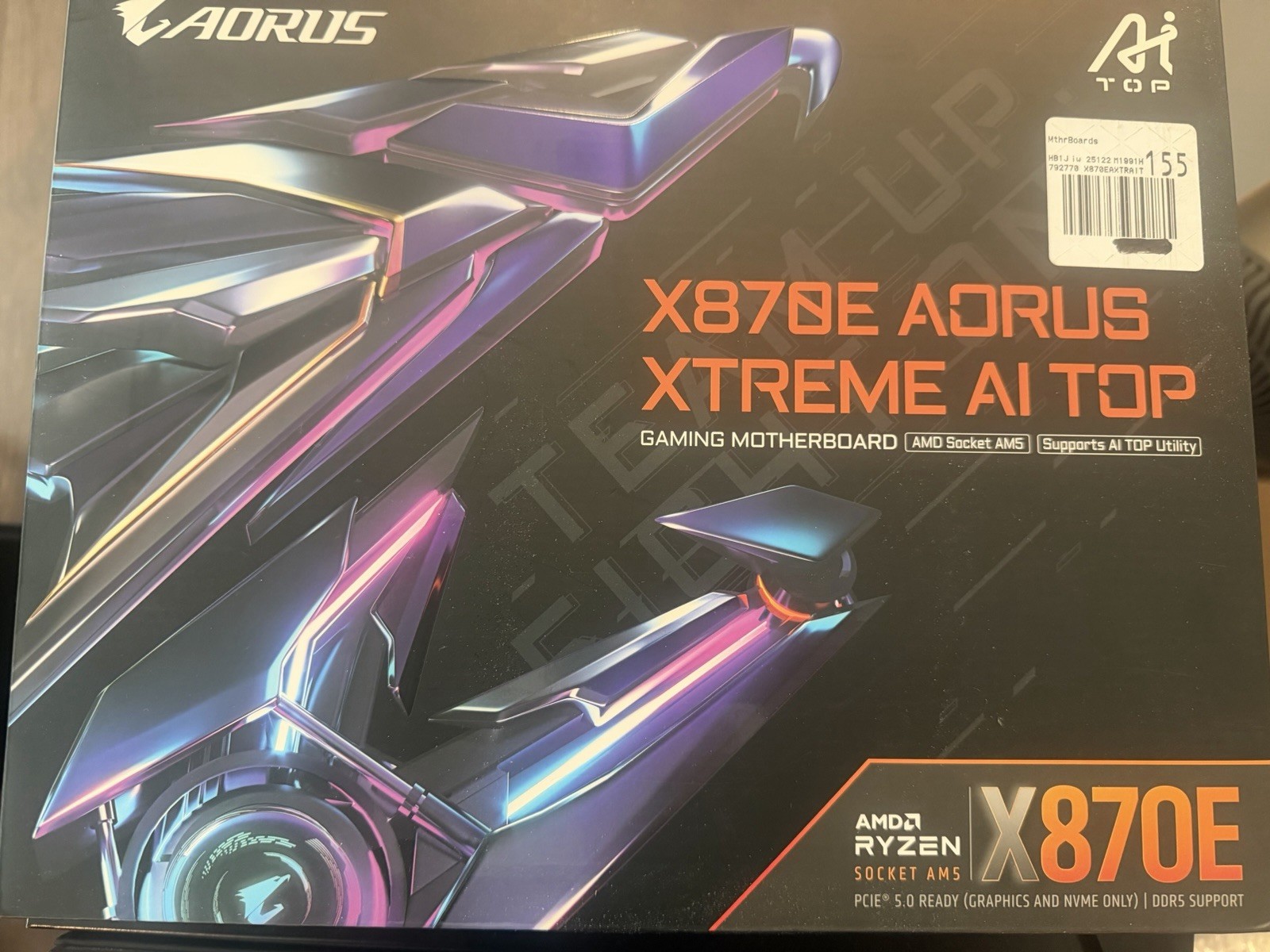 NEW GIGABYTE X870E AORUS Xtreme AI TOP AMD AM5 DDR5 Desktop Motherboard