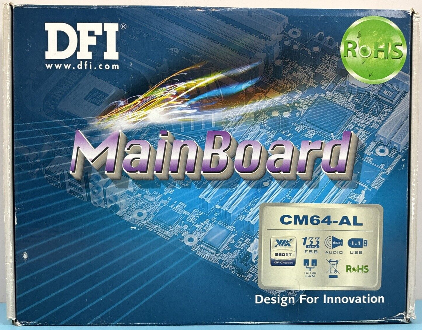 New Sealed DFI CM64-AL/G Socket 370 Motherboard/Mainboard US Seller RARE Beauty New Sealed DFI CM64-AL/G Socket 370 Motherboard/Mainboard US Seller RARE Beauty