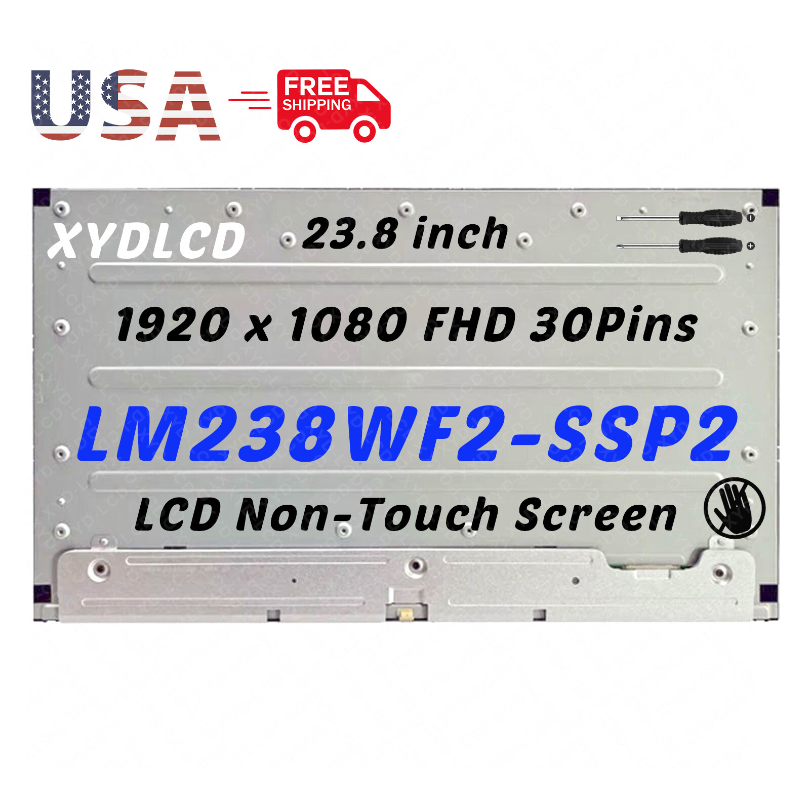 23.8in for Dell OptiPlex All-in-One Plus 7420 LCD Non-Touch Screen Replacement