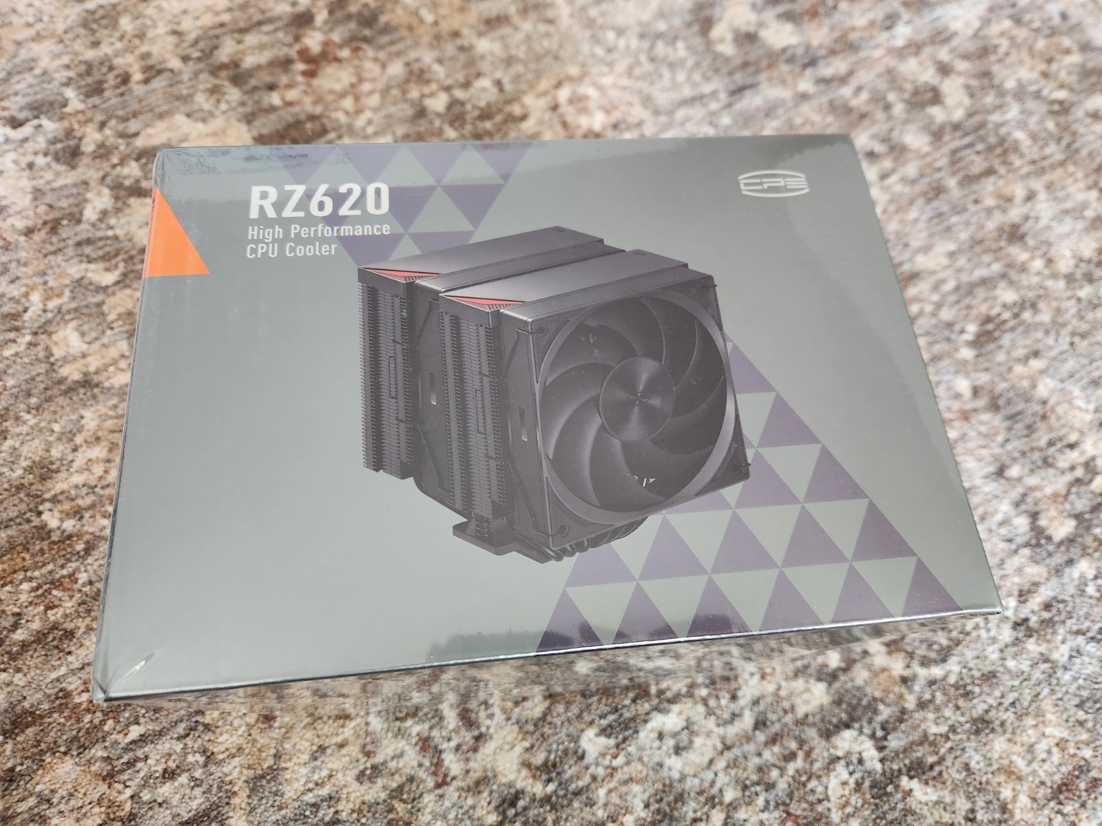 PCCOOLER CPS RZ620 CPU Air Cooler Black 265W TDP Dual Tower 6 Heat Pipe PWM Fans