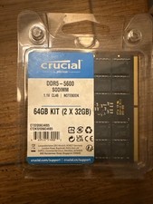 Crucial 64GB Kit (2x32GB) DDR5-5600 SODIMM CT2K32G56C46S5 Open Box picture