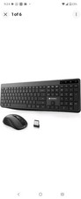 Wireless Keyboard and Mouse Combo,KOORUI 2.4G Silent Full Size Ergo... Fast Ship picture