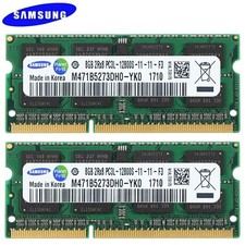 Samsung DDR3L 16GB 2x 8GB PC3L-12800S SO-DIMM Laptop Memory RAM 3YR WARRANT picture