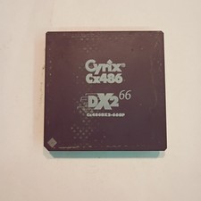 Cyrix Cx486DX2-66GP CPU Processor 66MHz Socket 3 Vintage 1993 H1LP509M picture