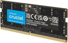 Crucial 16GB (1x16GB) DDR5-4800 SODIMM Laptop Memory Modules RAM CT16G48C40S5 picture