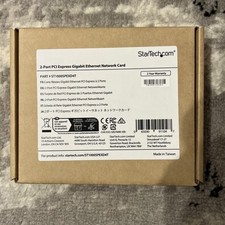 StarTech 2-Port Gigabit PCIe Network Adapter Card, Works with Windows and Linux picture