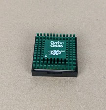 Vintage Cyrix CX486 DX2 66 MHz CPU Processor W/ Heatsink 1993 picture