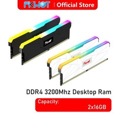 Fikwot RGB DDR4 RAM 32GB (2x16GB) 288-Pin 3200MHz UDIMM PC Desktop Memory Ram picture