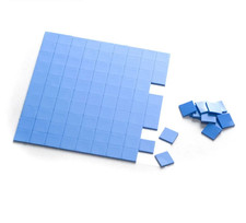 100PCS 10x10x2mm Thermal Pads Fast Cooling Non-Conductive for CPU GPU picture