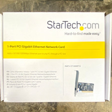StarTech.com ST1000BT32 1-Port PCI Gigabit 1 Gbps Ethernet Card RJ-45 m06 0812 picture