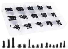 300Pcs Laptop Notebook Screw Kit Black Replacement Screws for HP Dell Lenovo picture