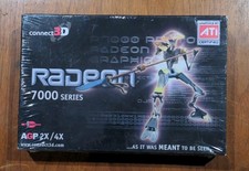 Connect3D ATI Radeon 7000 AGP 32MB DDR Video Card Vintage New Old Stock (NOS) picture