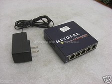 Netgear fs105 v2 prosafe 5-port 10/100 fast ethernet switch w/ 332-10239-01 picture