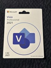 Microsoft Visio 2021 professional Sealed Card 1 User Retail New Lifetime picture