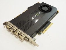 NetScout NT40E3-4-PTP 073-011901-07 4-Port 10GB SFP+ Analyzer Card w/ 4 x SFP picture