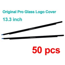 50PCS New LCD Front Glass Bezel Logo Cover for MacBook Pro 13