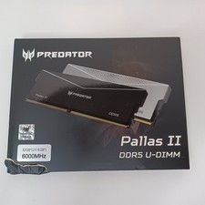 Acer Predator Pallas II DDR5 RAM 32GB (16GBx2) 6000MHz CL30 NEW OPEN BOX TESTED picture
