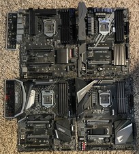 Lot of 4 LGA 1151 Motherboards (see description) - For Parts or Repair picture